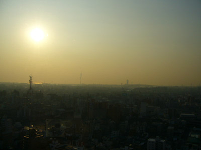 View of Osaka from Osaka Tower
