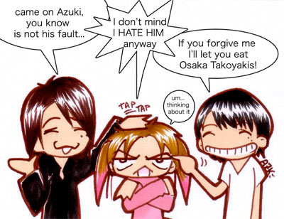 Ryuzaki, Aoi and Azuki LOL