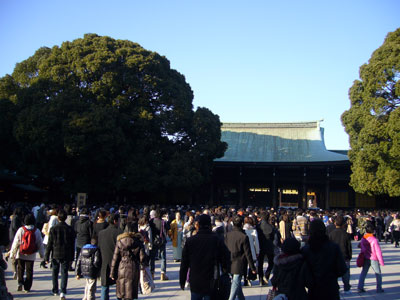 Meiji shrine people